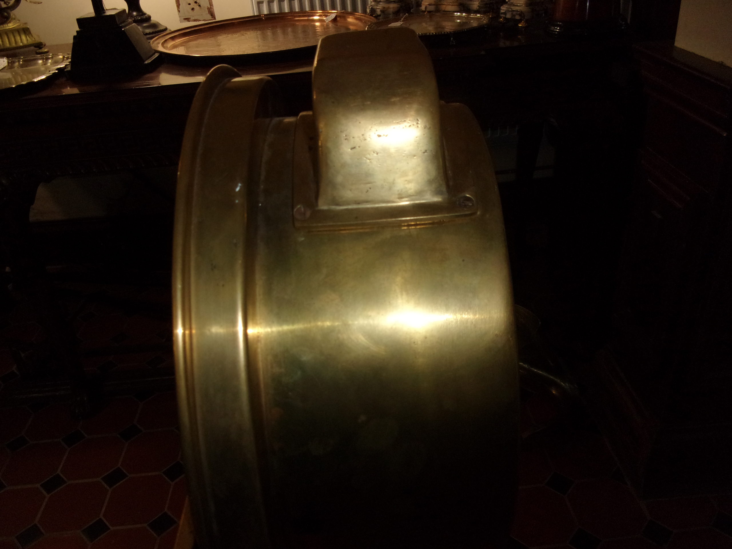 Full Size Original Chadburn Single Pull Brass Ships Telegraph - Image 14