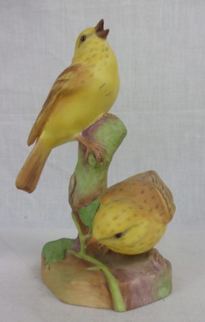 Royal Worcester Bone China Yellow Hammer Birds #3377