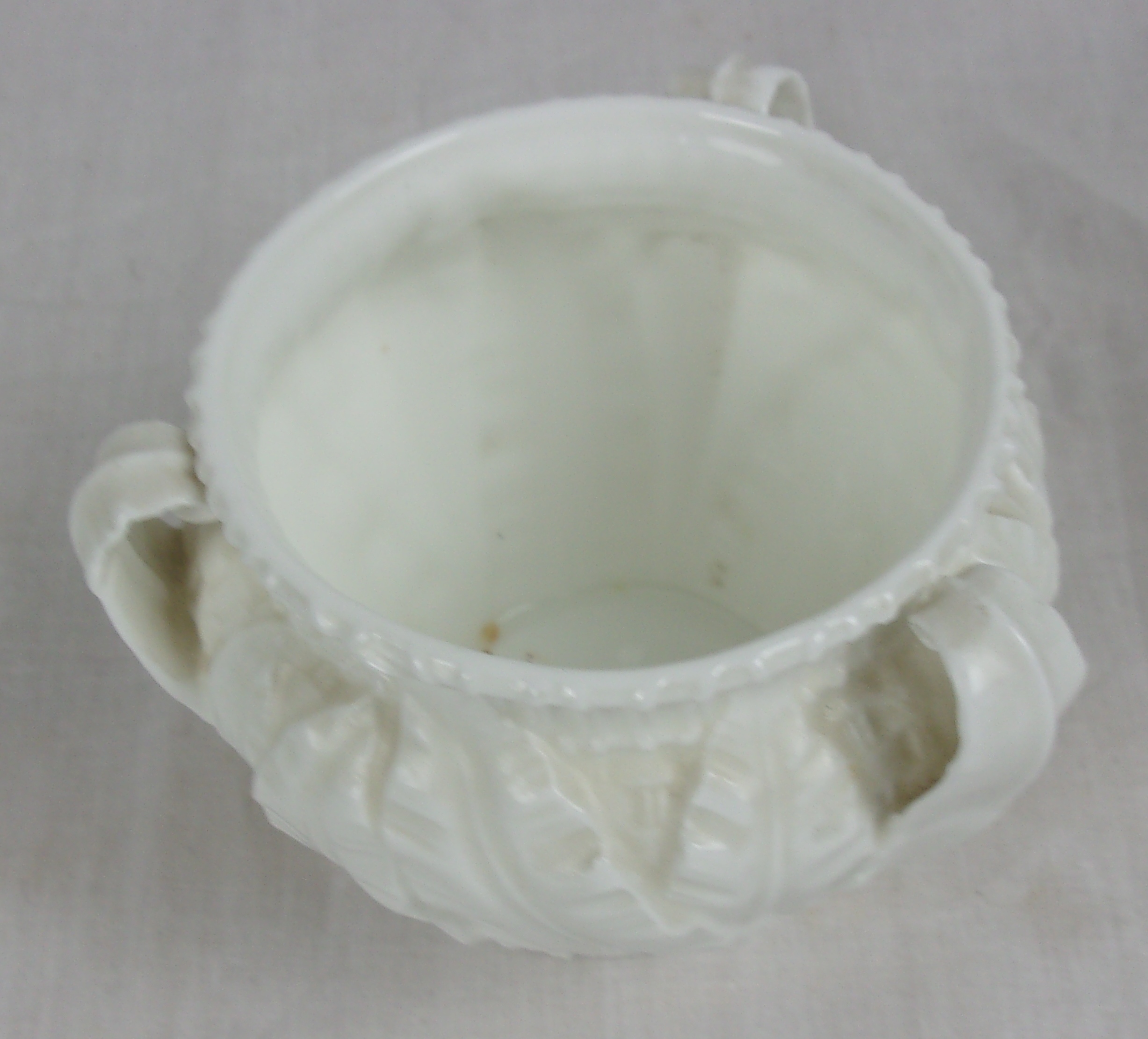 1947 Royal Worcester Embossed UK Utility Fern Leaf Tyg - Image 3