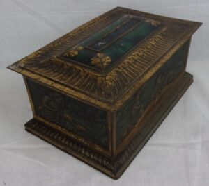 Edwardian Colman's Mustard Classical Greek Shop Counter Display Tin