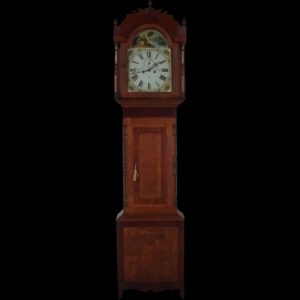 8 Day Oak Cased Longcase Clock  By Russell Marshall - Serviced