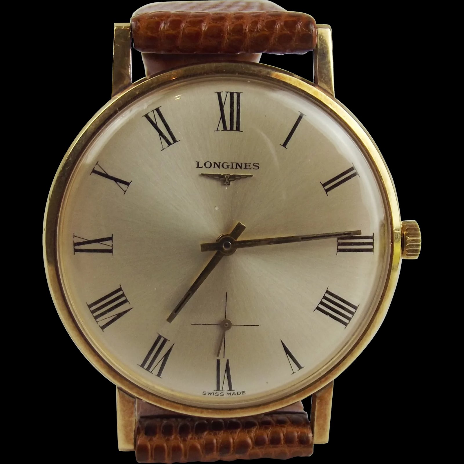 9ct Gold Longines Manual Wristwatch c1971