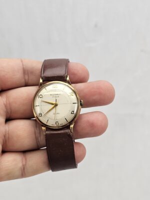 9ct Gold Rotary Manually Winding Up Wristwatch c1960