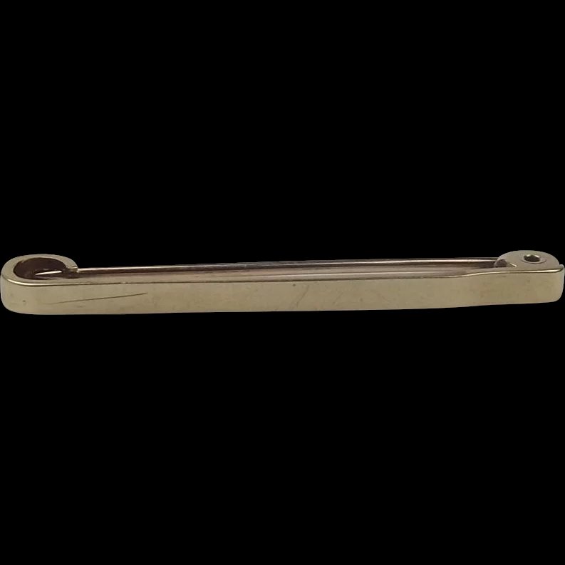 9ct Rose Gold Bar Tie Pin