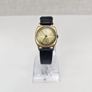 9ct Yellow Gold Invicta Manual Gents Wristwatch c1946