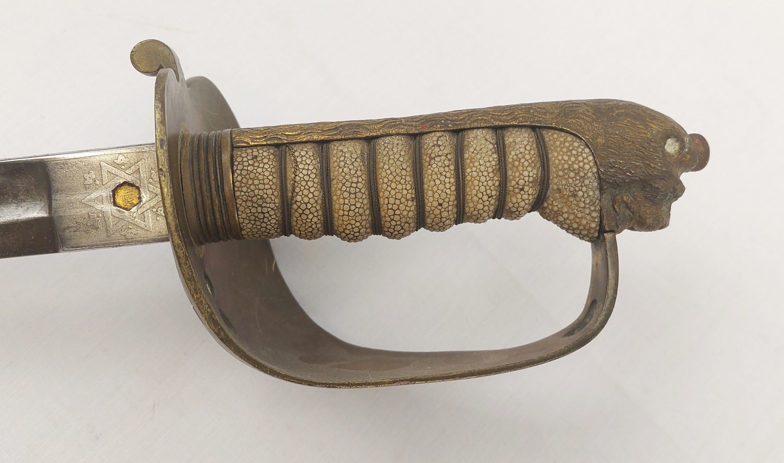 A Post 1902 Royal Naval Officer’s Sword And Scabbard With Serial No - Image 17