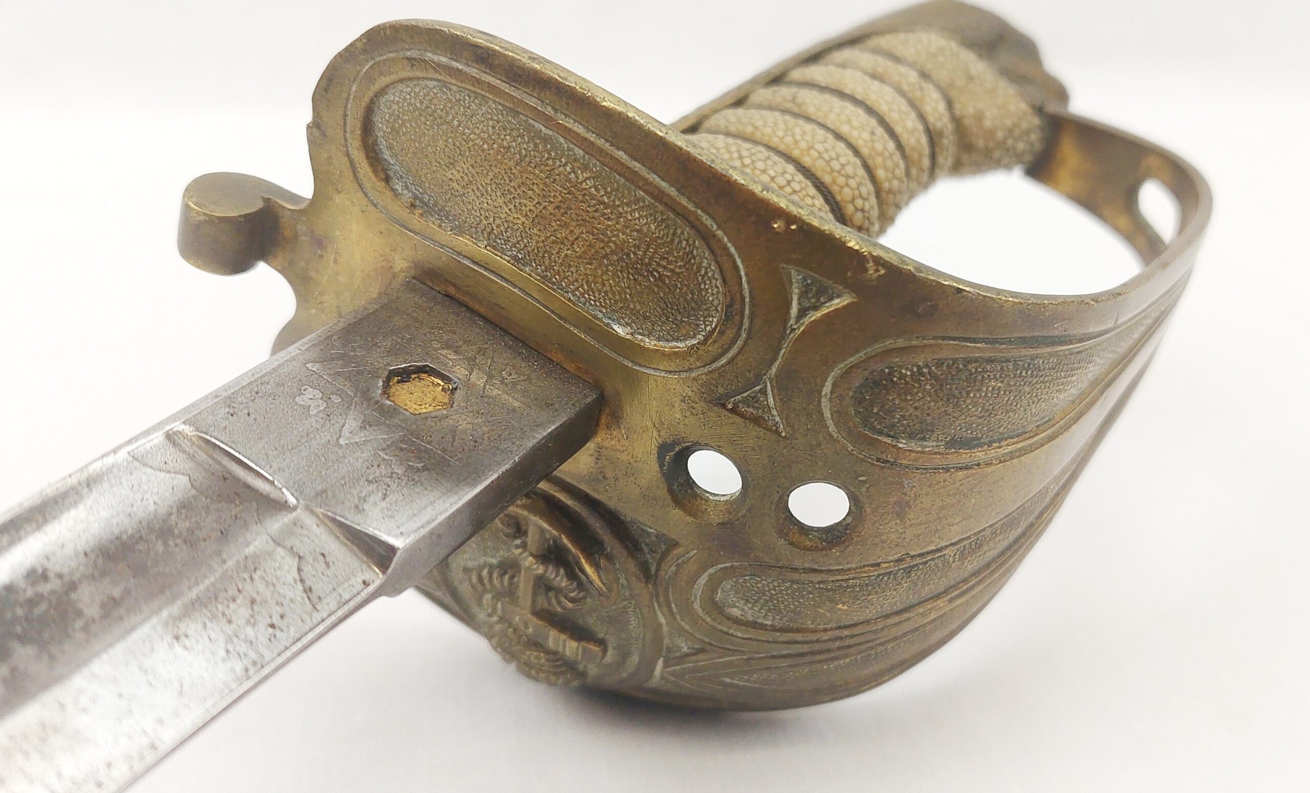 A Post 1902 Royal Naval Officer’s Sword And Scabbard With Serial No - Image 18
