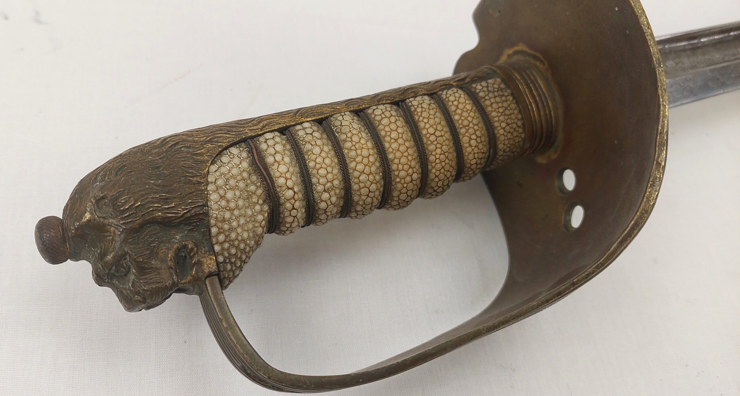 A Post 1902 Royal Naval Officer’s Sword And Scabbard With Serial No - Image 20