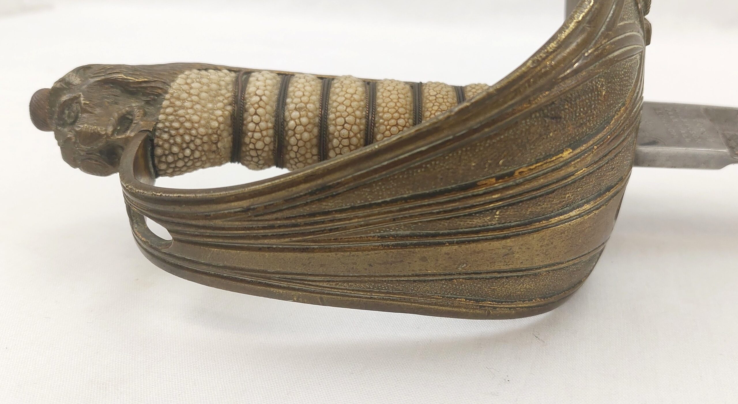 A Post 1902 Royal Naval Officer’s Sword And Scabbard With Serial No - Image 23
