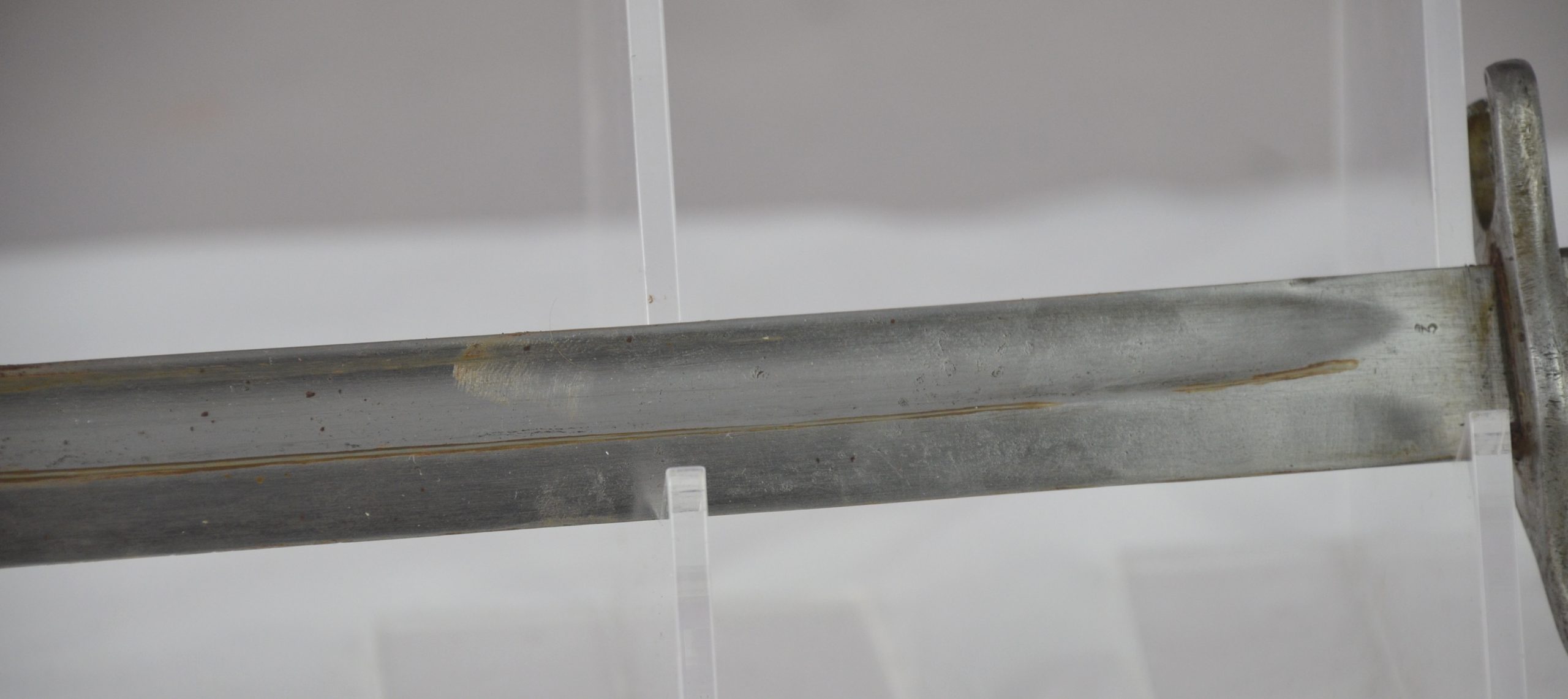 WW1 Rare Model Ersatz Gew98 Bayonet By F Koeller & Son Incl Frog & Scabbard - Image 4