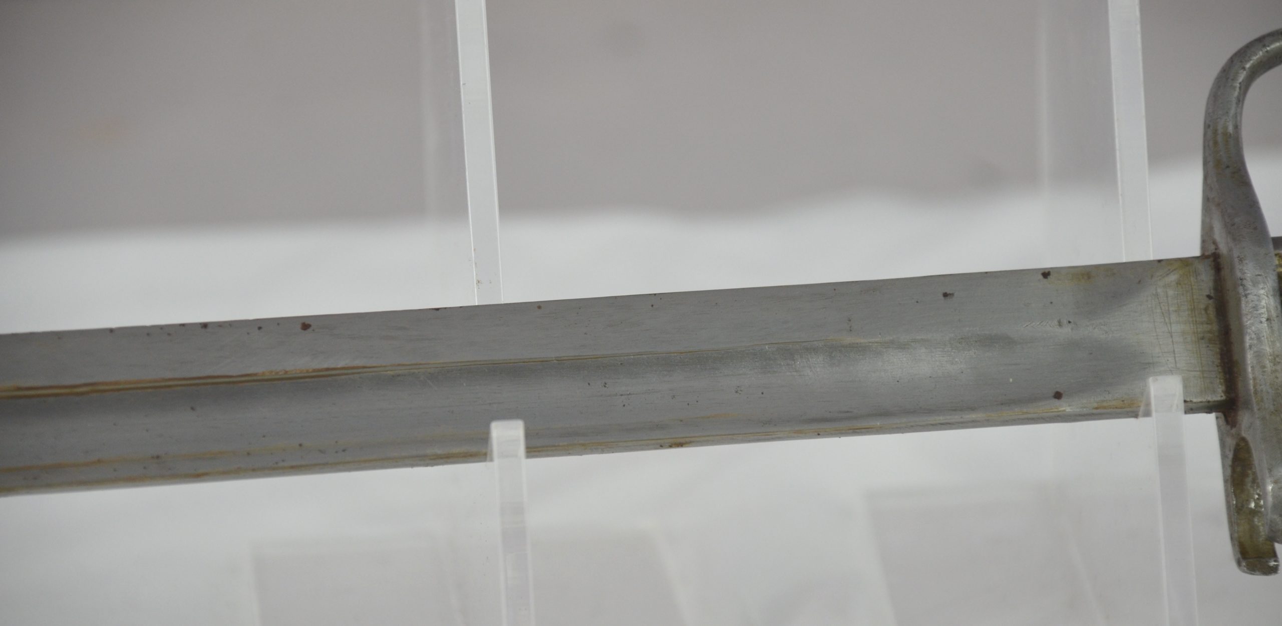 WW1 Rare Model Ersatz Gew98 Bayonet By F Koeller & Son Incl Frog & Scabbard - Image 7