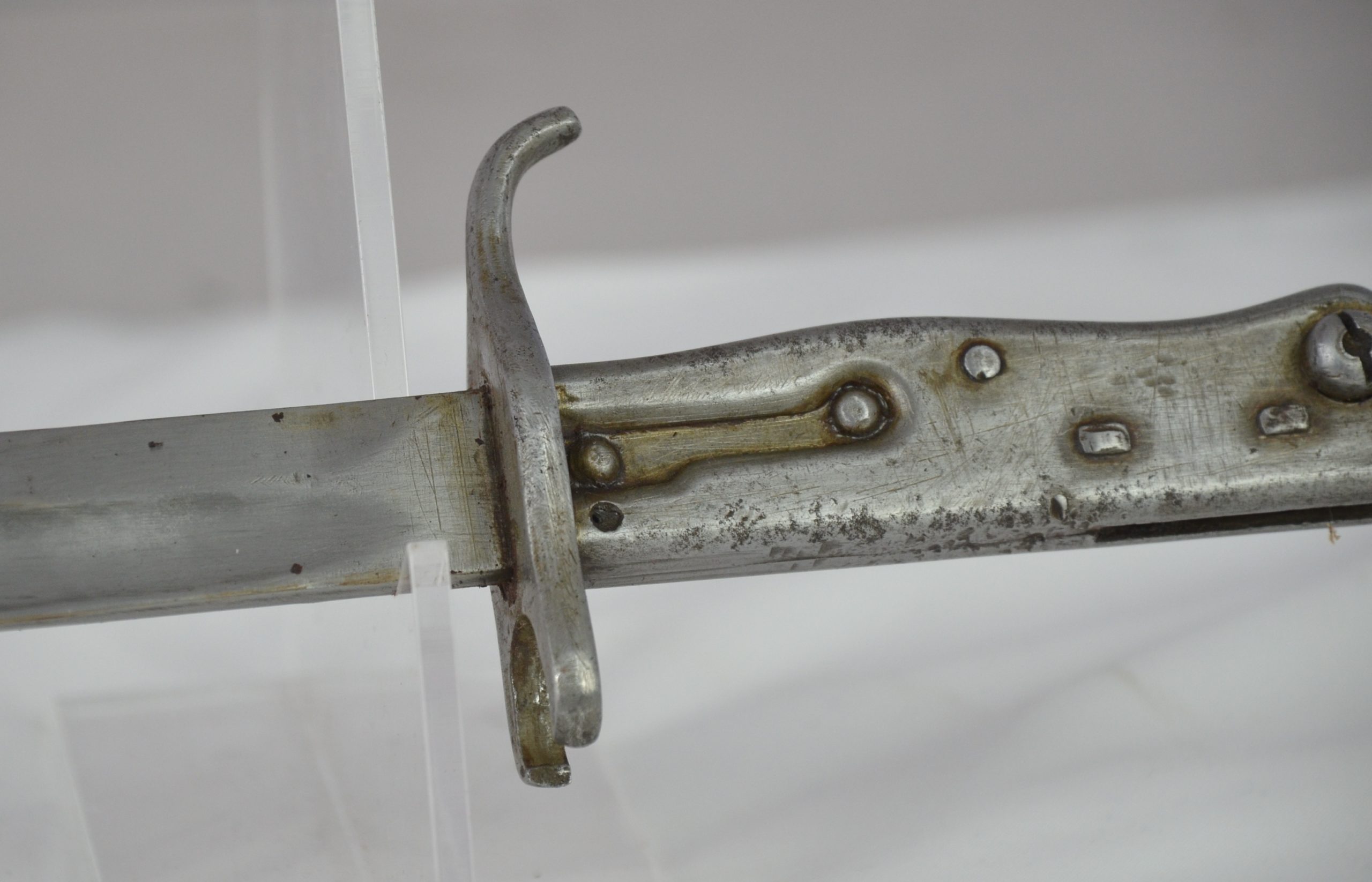 WW1 Rare Model Ersatz Gew98 Bayonet By F Koeller & Son Incl Frog & Scabbard - Image 8