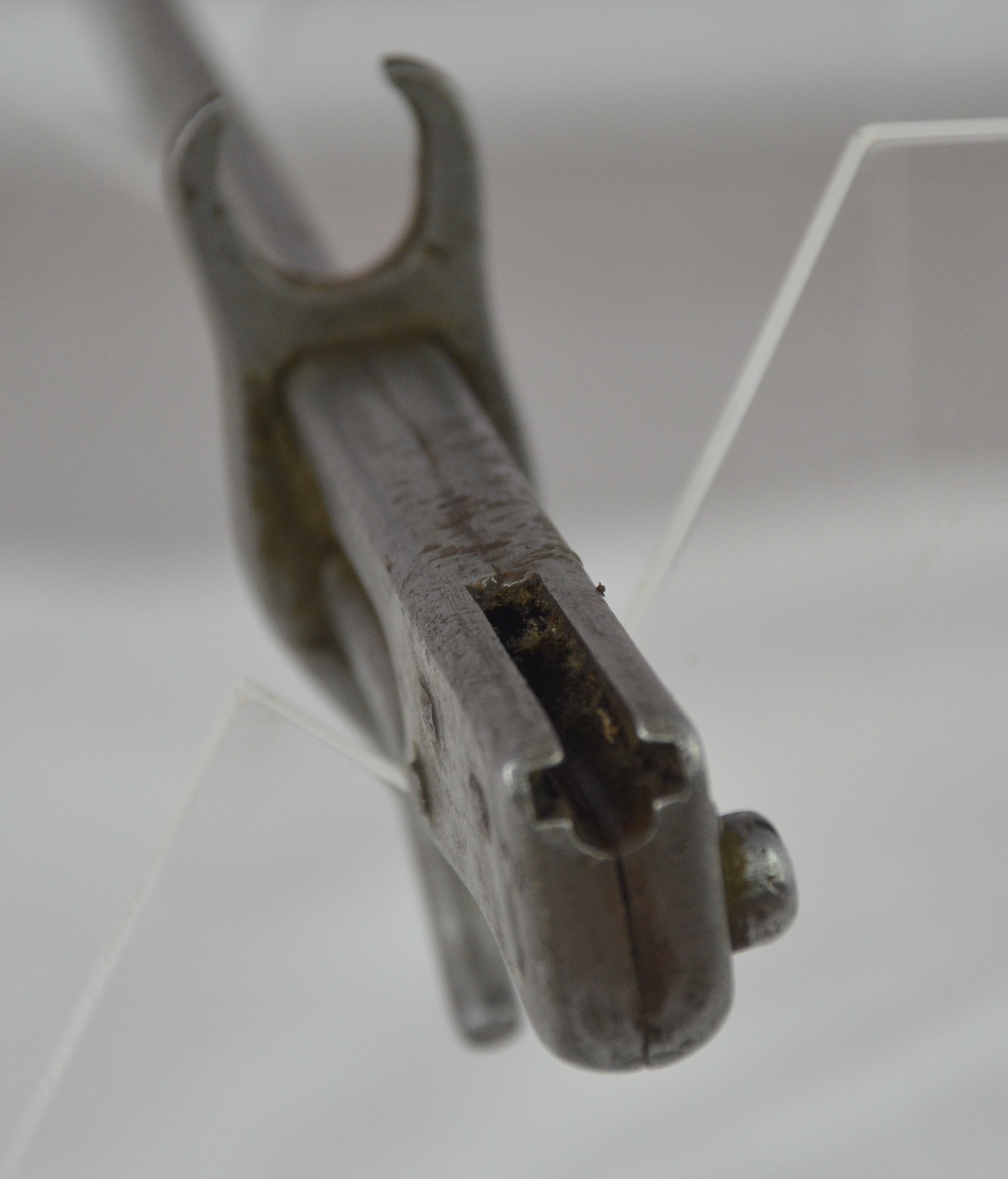 WW1 Rare Model Ersatz Gew98 Bayonet By F Koeller & Son Incl Frog & Scabbard - Image 9