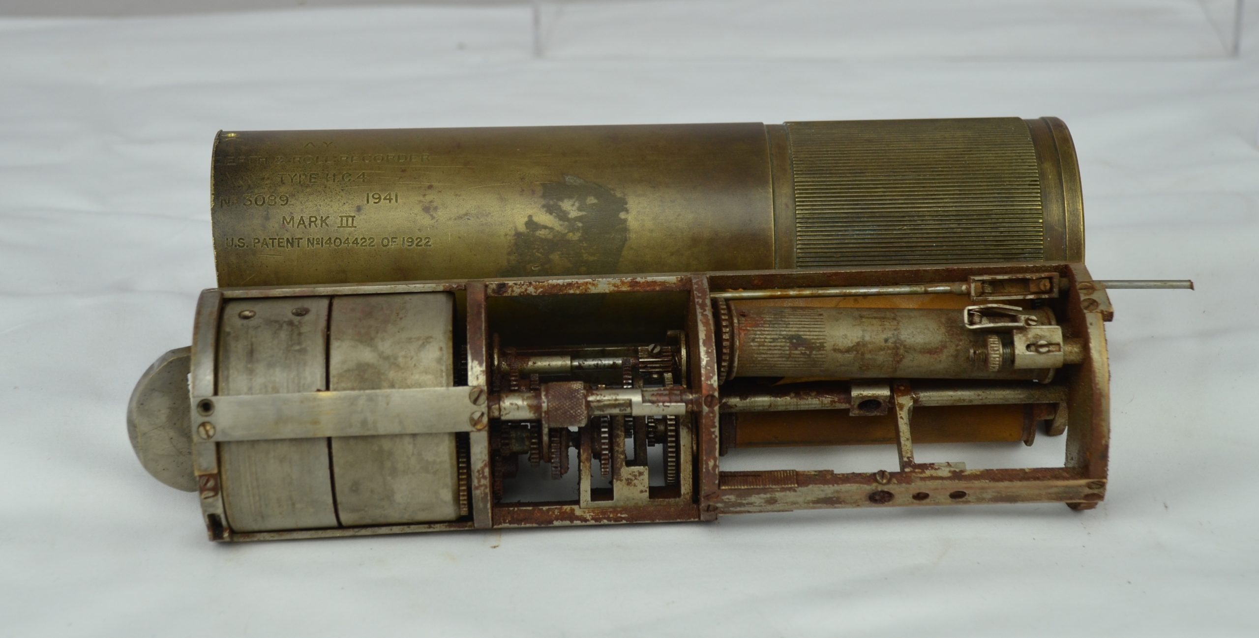 WW2 Torpedo Technical Development Depth & Roll Recording Instrument