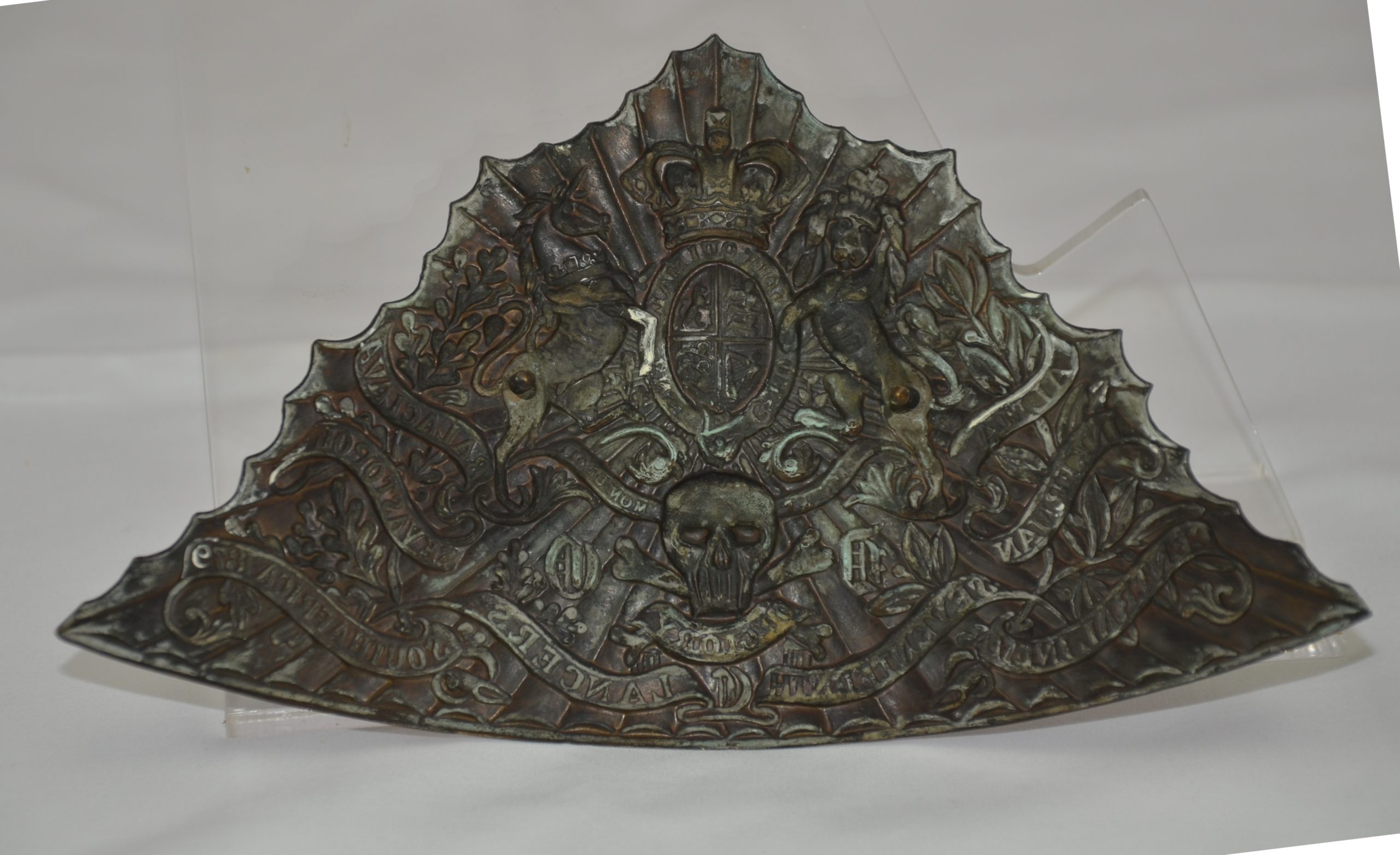 17th Lancers Other Ranks Brass Shako Badge - Image 3