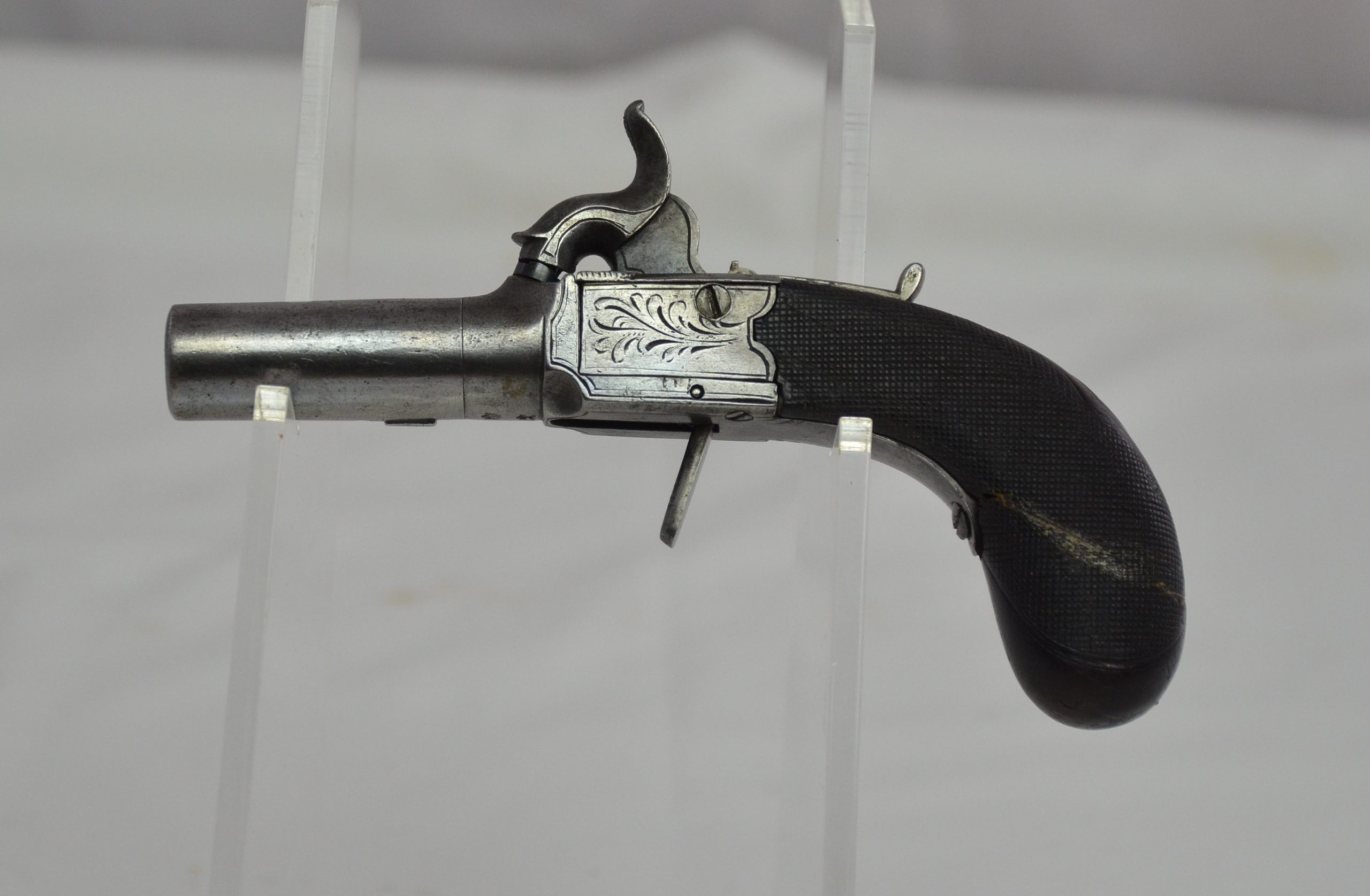 Early 19th Century Boxlock Percussion Muff Pistol
