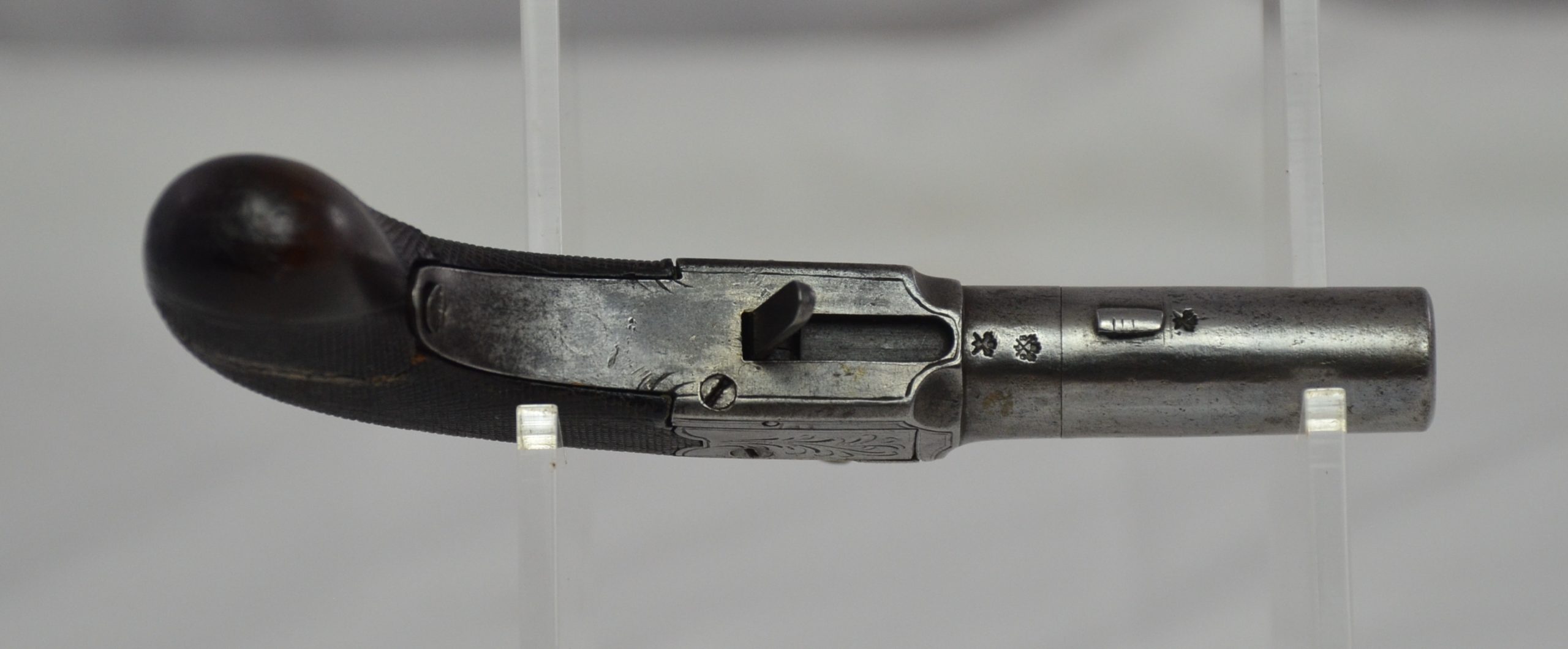 Early 19th Century Boxlock Percussion Muff Pistol - Image 6