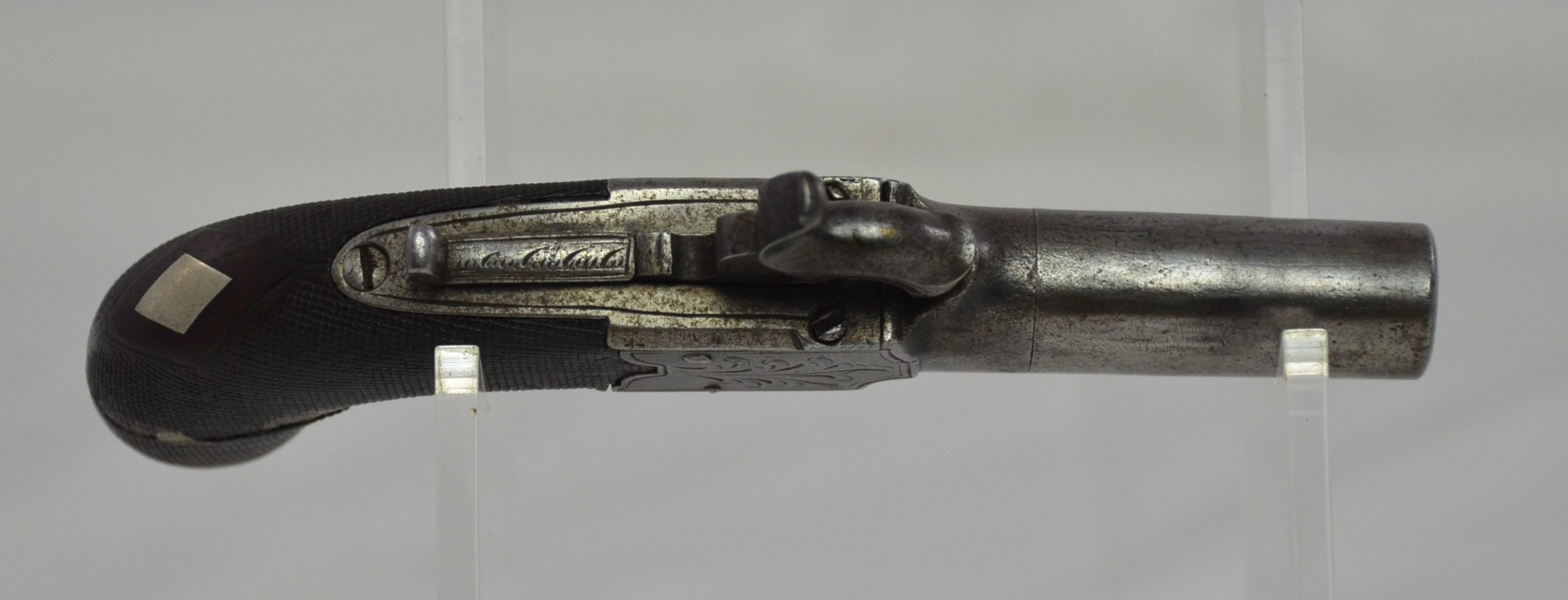 Early 19th Century Boxlock Percussion Muff Pistol - Image 7