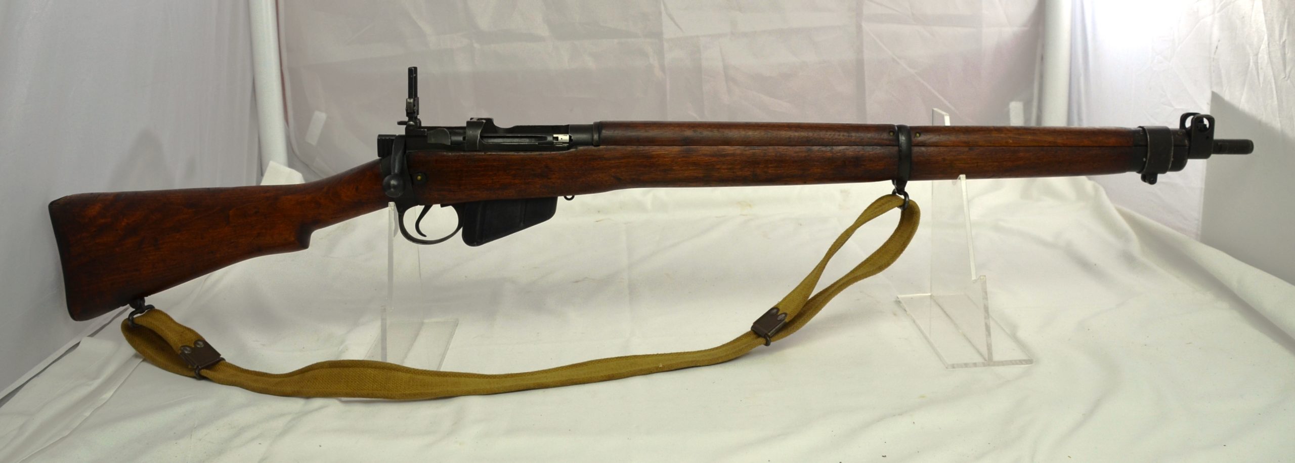 A 1943 Lee Enfield Rifle No4 Mk1 Rifle As Used in WW2 Deactivated