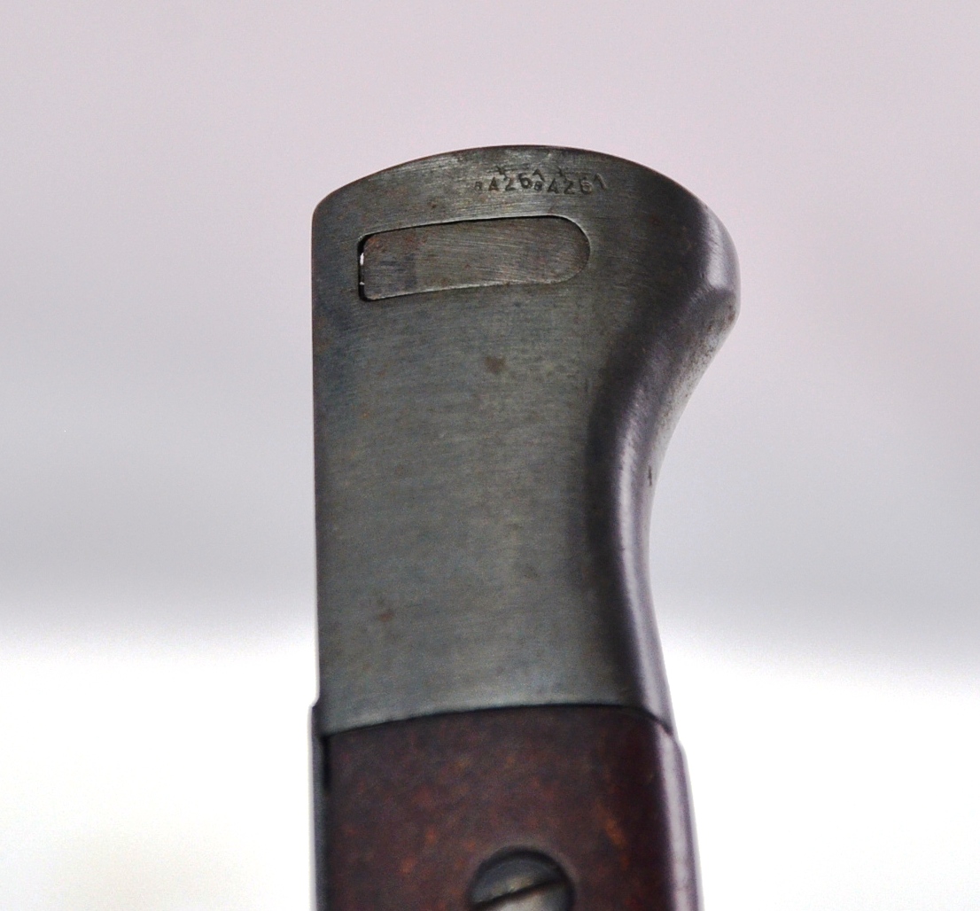 German WW2 K98 Bayonet With Frog And Scabbard In Excellent Condition - Image 6