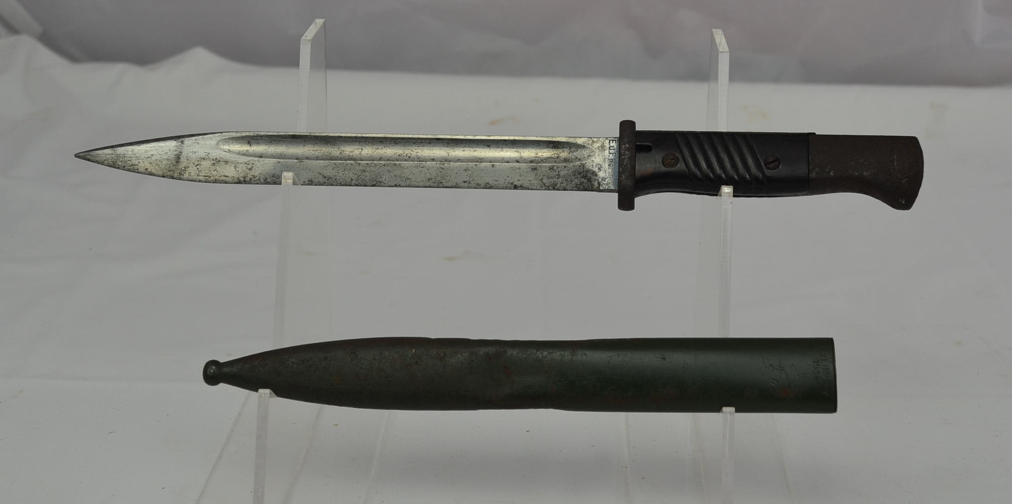 WW2 German K98 bayonet And Scabbard With Matching Serial Numbers