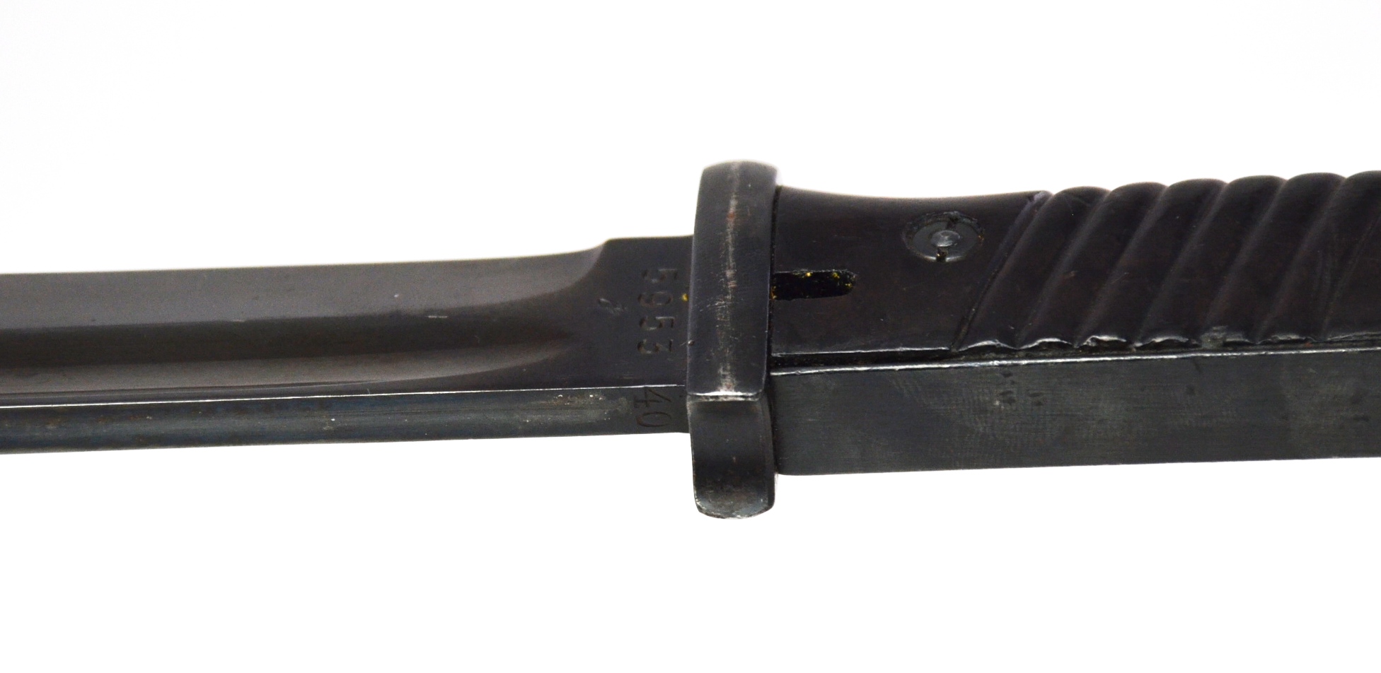 WW2 German K98 Bayonet With Perfect Horster Blued Blade Including Scabbard And Frog - Image 7
