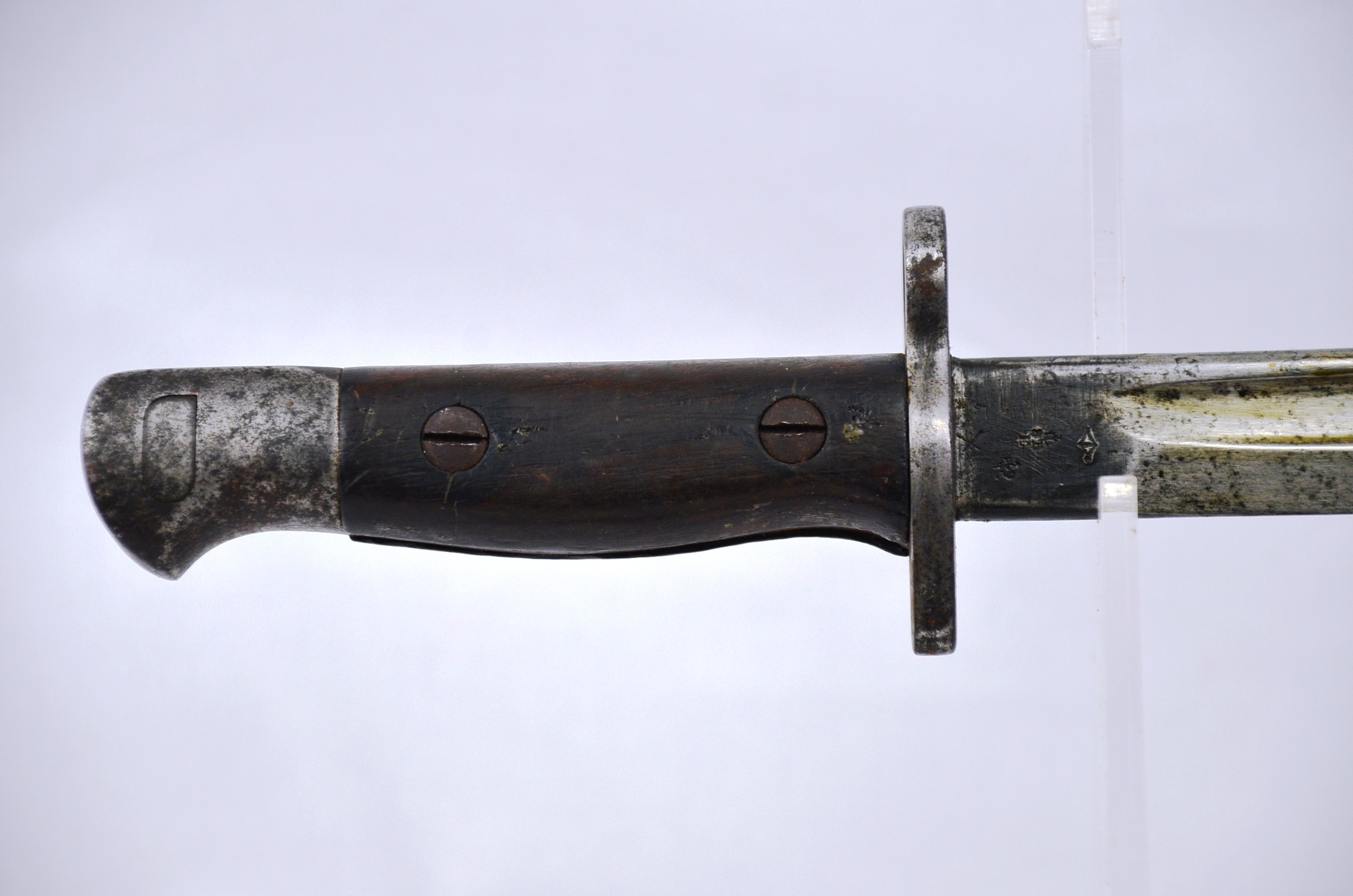 WW1 1907 Enfield Bayonet With Leather Scabbard For SMLE - Image 3