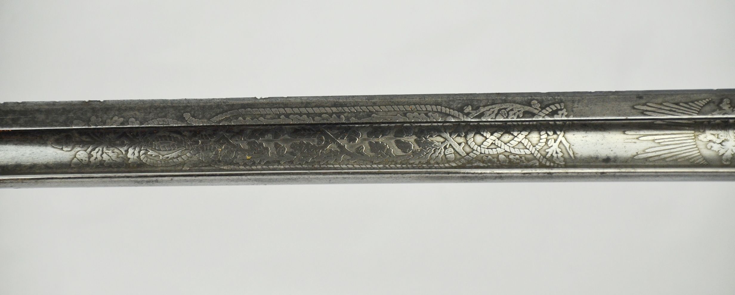 A Post 1902 Royal Naval Officer’s Sword And Scabbard With Serial No - Image 5