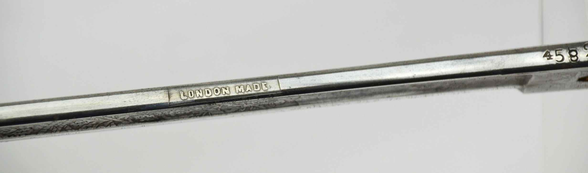 A Post 1902 Royal Naval Officer’s Sword And Scabbard With Serial No - Image 10