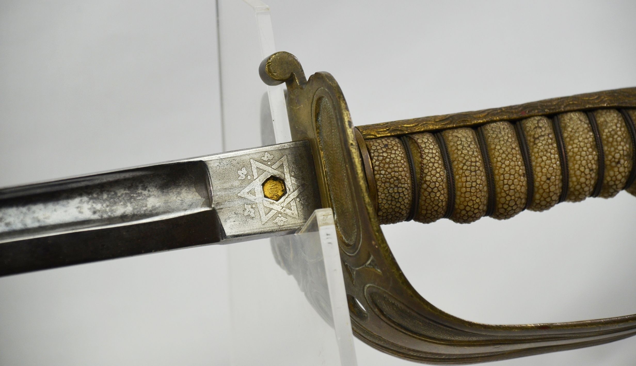 A Post 1902 Royal Naval Officer’s Sword And Scabbard With Serial No - Image 12