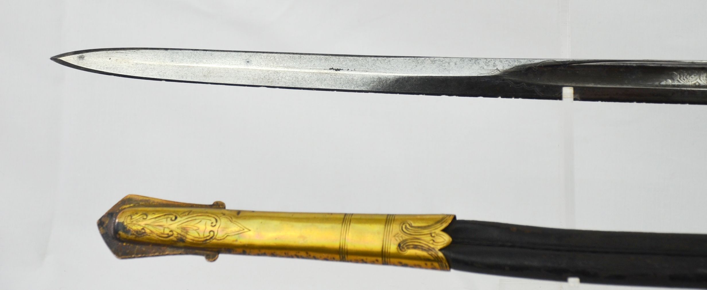 A Post 1902 Royal Naval Officer’s Sword And Scabbard With Serial No - Image 14