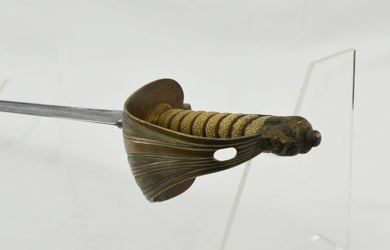 A Post 1902 Royal Naval Officer’s Sword And Scabbard With Serial No - Image 22