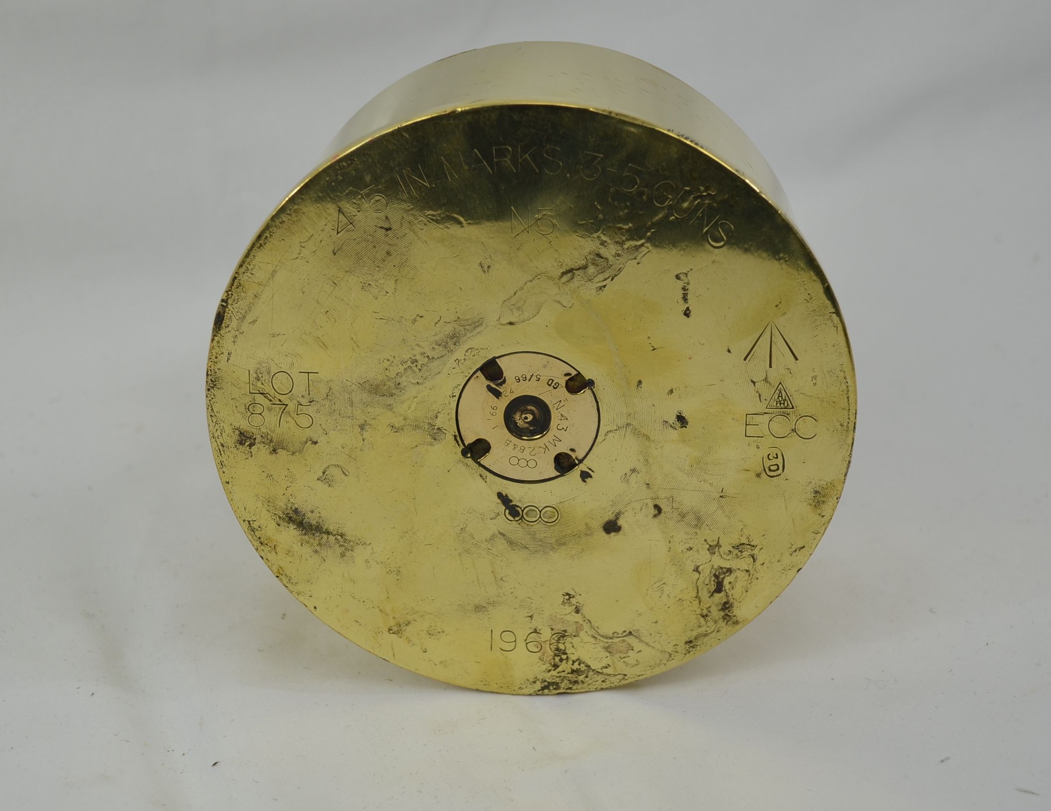 Vintage Trenchart Shell Case Ash Tray 4.5 Inch Mk 3-5 Gun - Image 3
