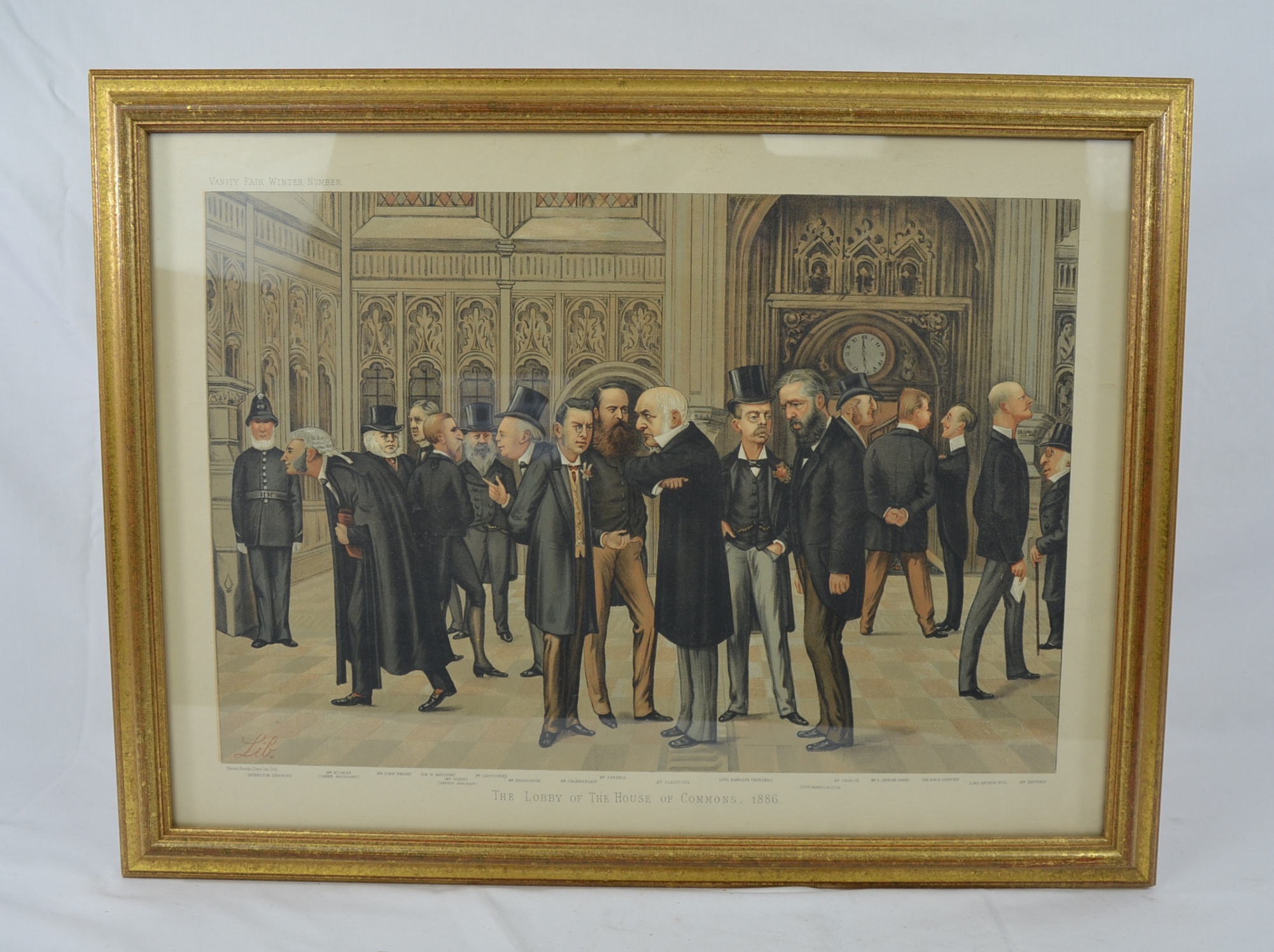 Liberio Prosperi Print Dedicated To Labour Deputy Leader The Rt Honourable Lord Hattersley