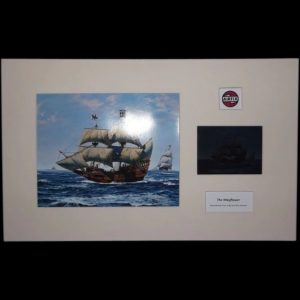 Airfix Original Artwork Cibachrome Print & Photo Negative Of The Mayflower Ship