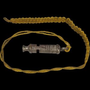 Antique Police Whistle By Hudson & Co. Birmingham