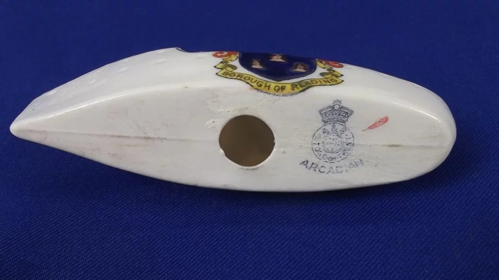 Arcadian Crested China Model Of A Battleship, Borough Of Reading - Image 5