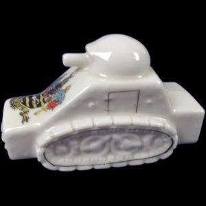 Arcadian Crested China Model Of WW1 Armoured Car Progress Blackpool