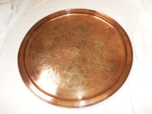 Arts & Crafts Keswick School Of Industrial Art School Copper Salver