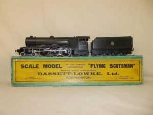 Bassett-Lowke 0 Gauge Flying Scotsman Electric Locomotive & Tender In Orig. Box