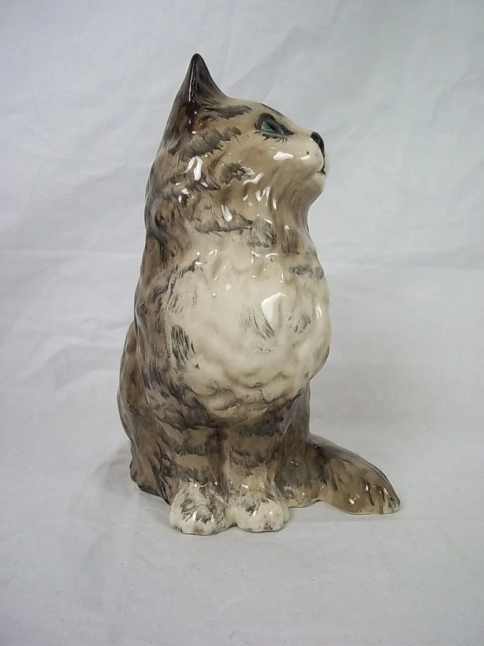 Rare Beswick Grey Stripe Pattern Persian Cat No1867 by Albert Hallam - Image 3