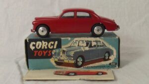 Boxed Corgi 205 Riley Pathfinder 1956-61 Spun Hubs