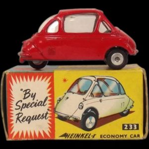 Boxed Corgi 233 Heinkel Bubble Car 1961-64