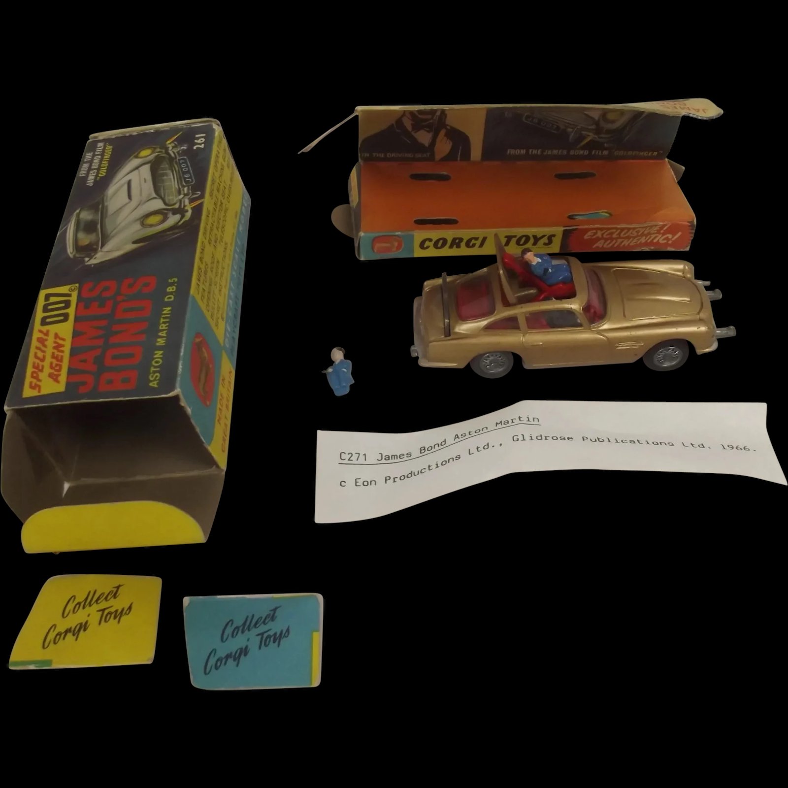 Boxed Corgi James Bond 261 Aston Martin DB5