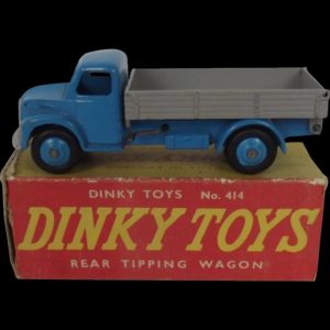 Boxed Dinky 414 Blue & Grey Rear Tipping Wagon 1954-64