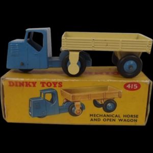 Boxed Dinky Toys 415 Mechanical Horse With Open Wagon 1954-1959