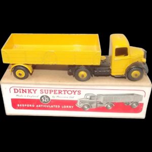 Boxed Dinky Toys 521 Bedford Yellow Articulated Lorry Boxed #2
