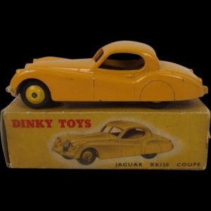 Boxed Dinky Toys No.157 Yellow Jaguar XK120 Coupe 1954-1962