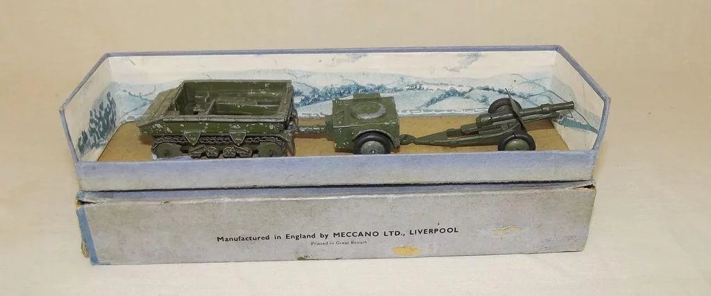 Boxed Dinky Toys No. 162 - 18-Pounder Quick-Firing Field Gun Unit #1 - Image 2