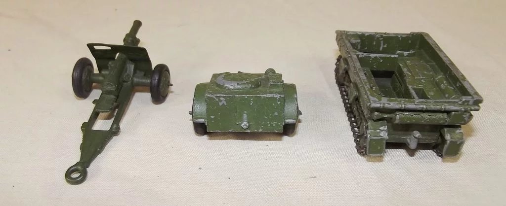 Boxed Dinky Toys No. 162 - 18-Pounder Quick-Firing Field Gun Unit #1 - Image 7